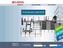Tablet Screenshot of kaban.com.tr